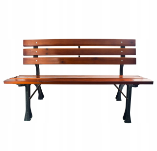 Záhradná lavica - Linder Exclusiv MC4353-150 drevená lavica s operadlom 150 x 57 cm